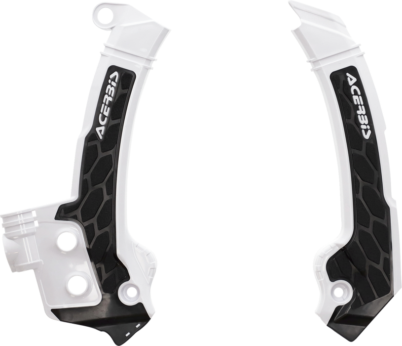 ACERBIS X-Grip Frame Guards - White/Black 2979601035
