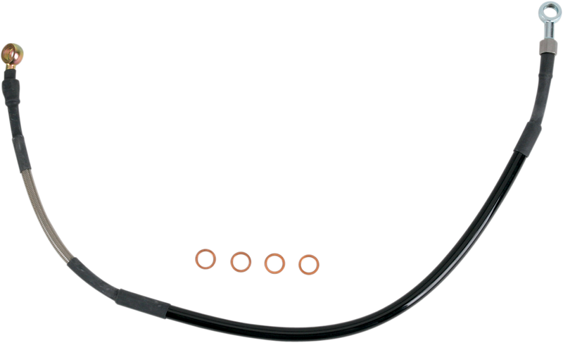 MOOSE RACING Brake Line - Rear - Stainless Steel - Yamaha Y01-2-010/P
