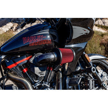 VANCE & HINES VO2 Falcon Air Intake Kit - Forged Carbon Fiber  Glide  2024 41108