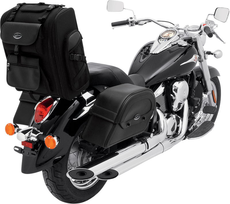 SADDLEMEN S2200E Expandable Sissy Bar Bag 3515-0080
