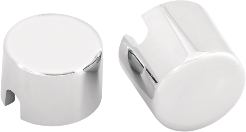 DRAG SPECIALTIES Axle Caps - Chrome - Rear - '00-'07 Softail W16-0333