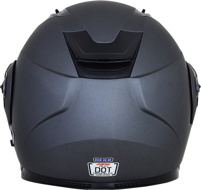 AFX FX-111 Motorcycle Helmet - Frost Gray - XL 0100-1792