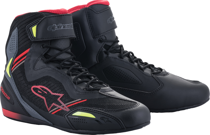 ALPINESTARS Faster-3 Rideknit® Shoes - Black/Red/Yellow - US 8 25103191368