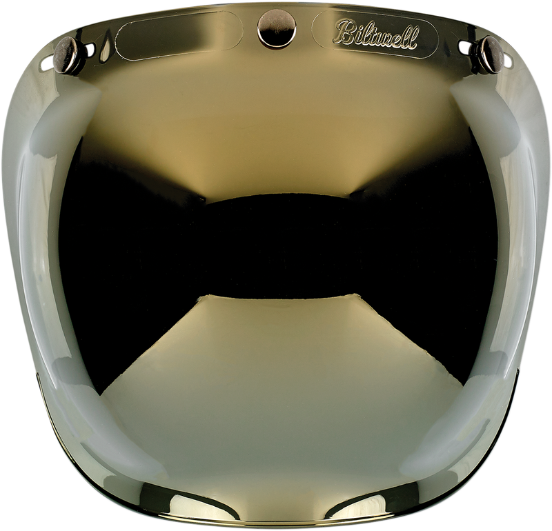 BILTWELL Bubble Shield - Gold Mirror 2001-222