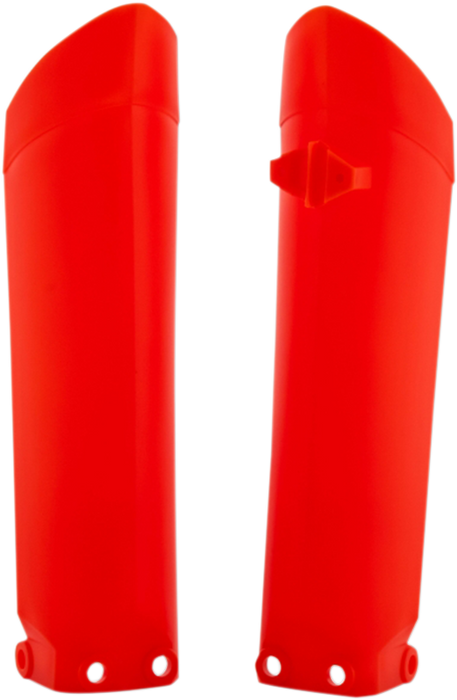 ACERBIS Lower Fork Covers for Inverted Forks - Fluorescent Orange 2319634617
