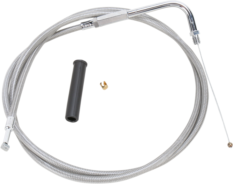 DRAG SPECIALTIES Throttle Cable - 50" - Braided 5331150B