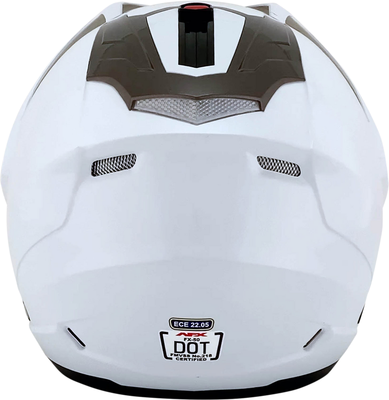 AFX FX-50 Motorcycle Helmet - Pearl White - 2XL 0104-1380