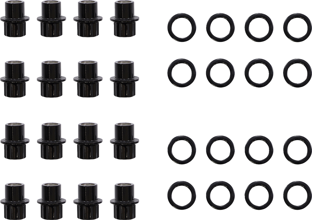 MOOSE UTILITY Lug Nut - Carbon Fiber Wheel - Steel - 3/8"-24 LNBOET3824ASTKT