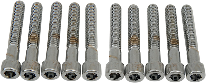 DRAG SPECIALTIES Bolts - Socket-Head - Knurled - 5/16-18 x 2" MPB221
