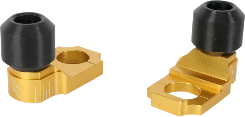 DRIVEN RACING Axle Block Sliders - Kawasaki ZX-6R - Gold DRAX-104-GD