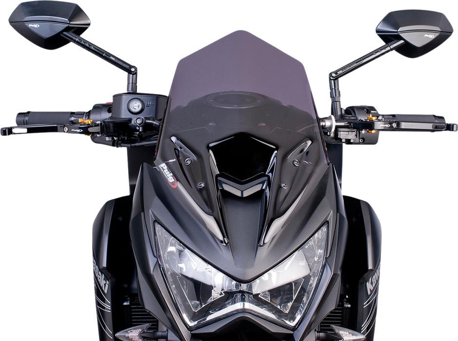 PUIG HI-TECH PARTS New Generation Windscreen - Black - Z800 6401F