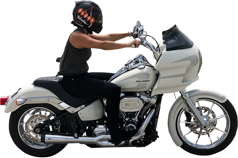 KLOCK WERKS Wrapper Fender Kit - Steel - Black - 21" KWF-01-0105