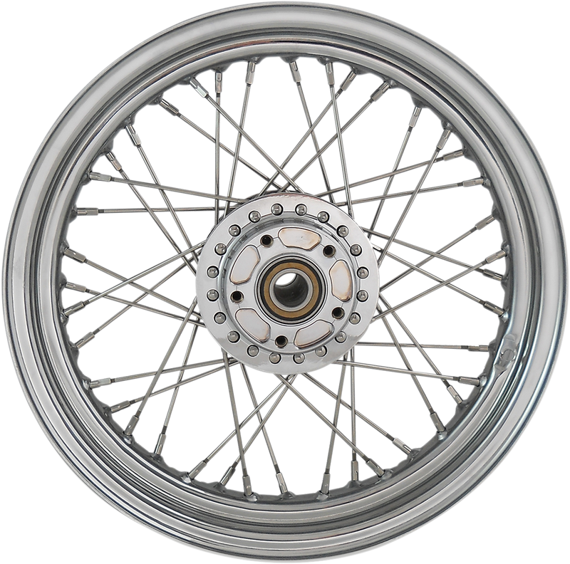 DRAG SPECIALTIES Front Wheel - Single Disc/ABS - Chrome - 16"x3.00" - '14+ 1200C/1200X N/F FXDWG MODELS 64551