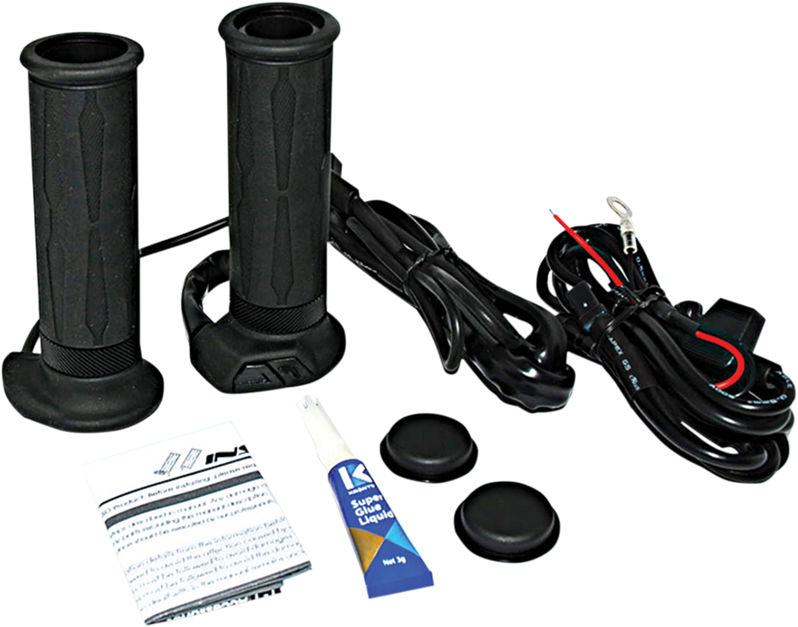 KOSO NORTH AMERICA Grips - Heated - Apollo - 7/8" 4 TWIST THROTTLE & 7/8BAR AM111030