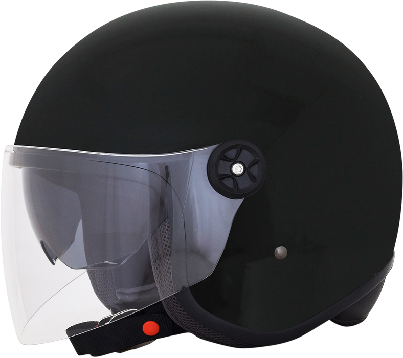 AFX FX-143 Motorcycle Helmet - Gloss Black - Large 0104-2622