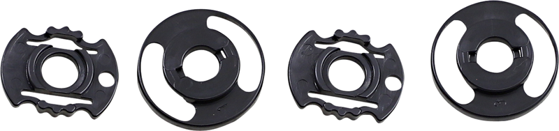 BILTWELL Gringo S/Lane Splitter Base Plate - Gen 2 - Black - Pair 0034-24