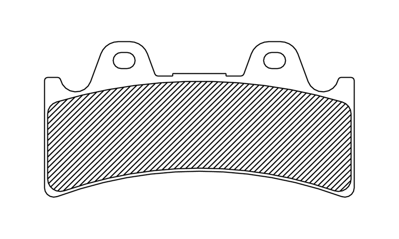 DRAG SPECIALTIES Organic Brake Pads - 6 Piston Caliper FAD243