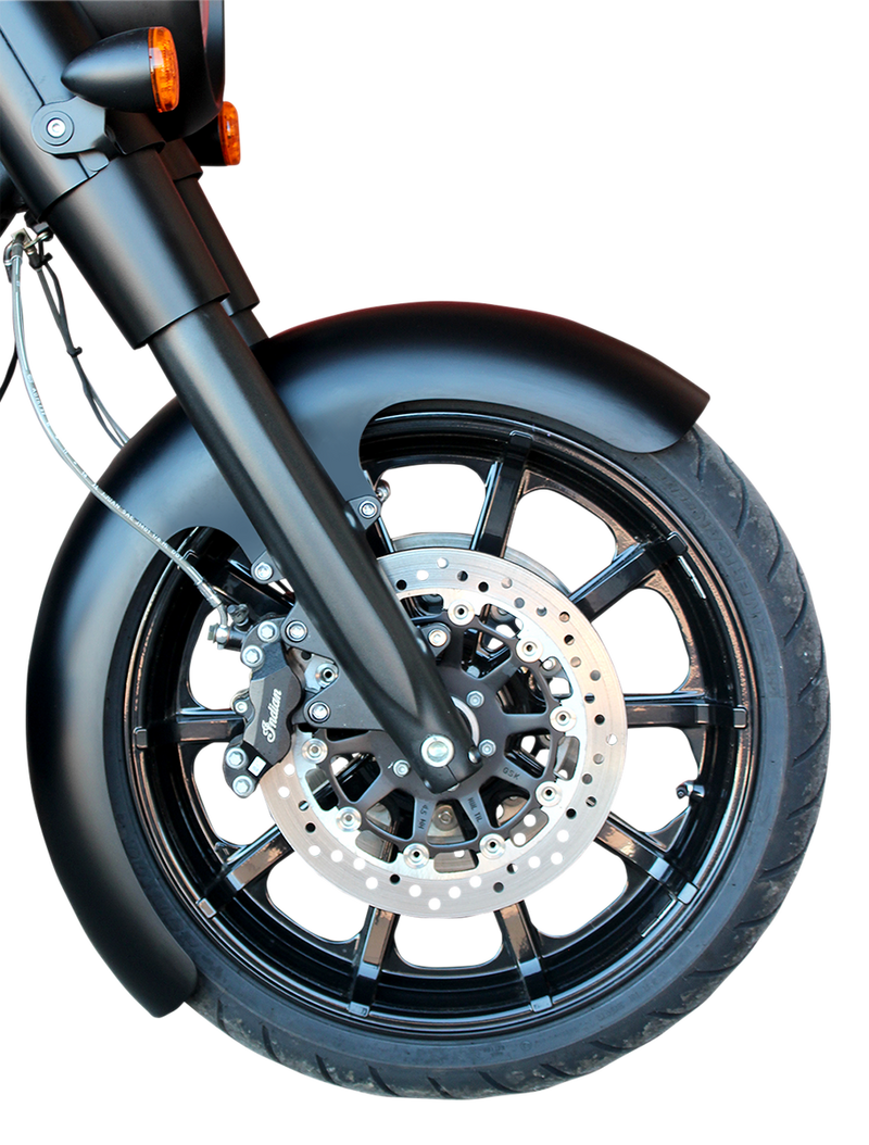 KLOCK WERKS Wrapper Front Fender - Black - Steel - 16"-19" KWF-04-0468