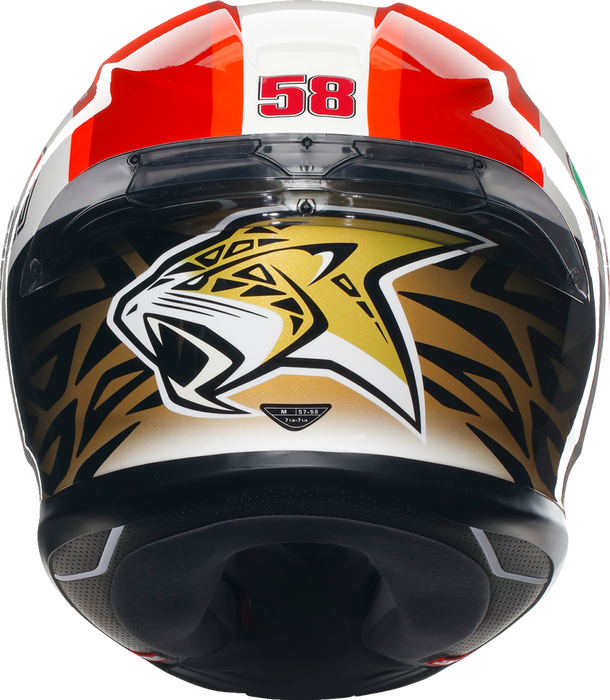 AGV K6 S Motorcycle Helmet - Sic58 - Small 2118395002004S