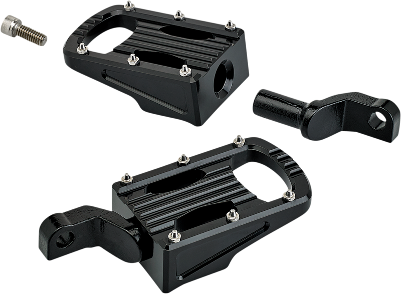 BILTWELL Punisher Footpeg - Step - Black 7005-203-02