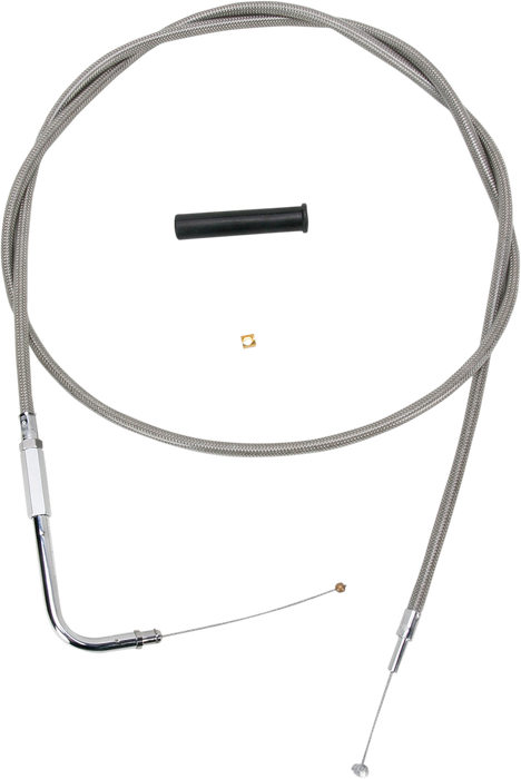 DRAG SPECIALTIES Throttle Cable - 54" - Braided 5332154B