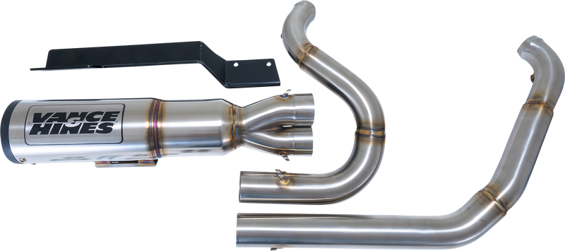 VANCE & HINES Hi-Output RR Exhaust System - Brushed 27321