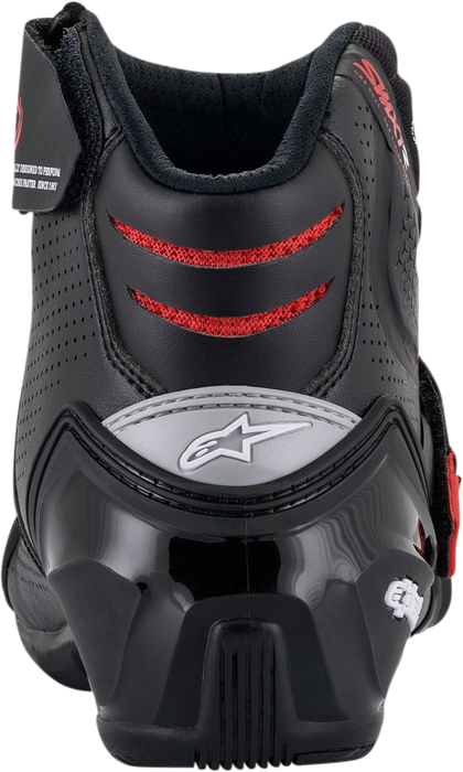 ALPINESTARS SMX1-R V2 Boots - Black/Red - US 6.5 / EU 40 2224021-13-40