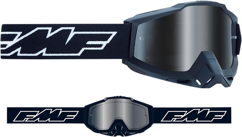 FMF PowerBomb Goggles - Rocket - Black - Silver Mirror F-50037-00001 2601-2979