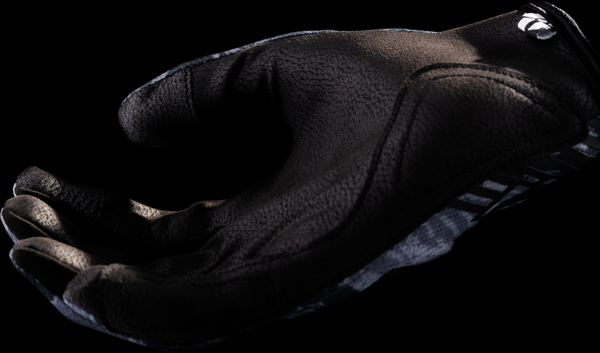 ICON Hooligan™ Tiger's Blood Motorcycle Gloves - Gray - Small 3301-4629