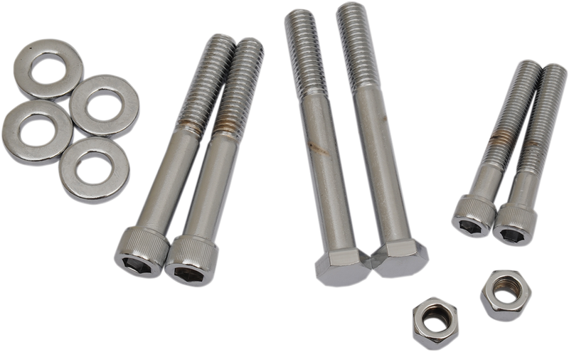 DRAG SPECIALTIES Knurled Motor Mount Bolt Kit - Dyna MK267