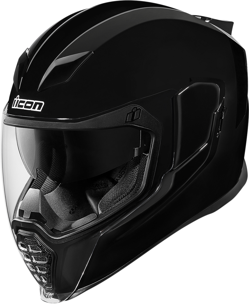 ICON Airflite™ Motorcycle Helmet - Gloss - Black - Medium 0101-10856