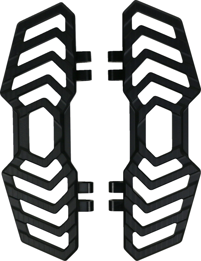 KODLIN MOTORCYCLE Trackboards Floorboards - Black K73232