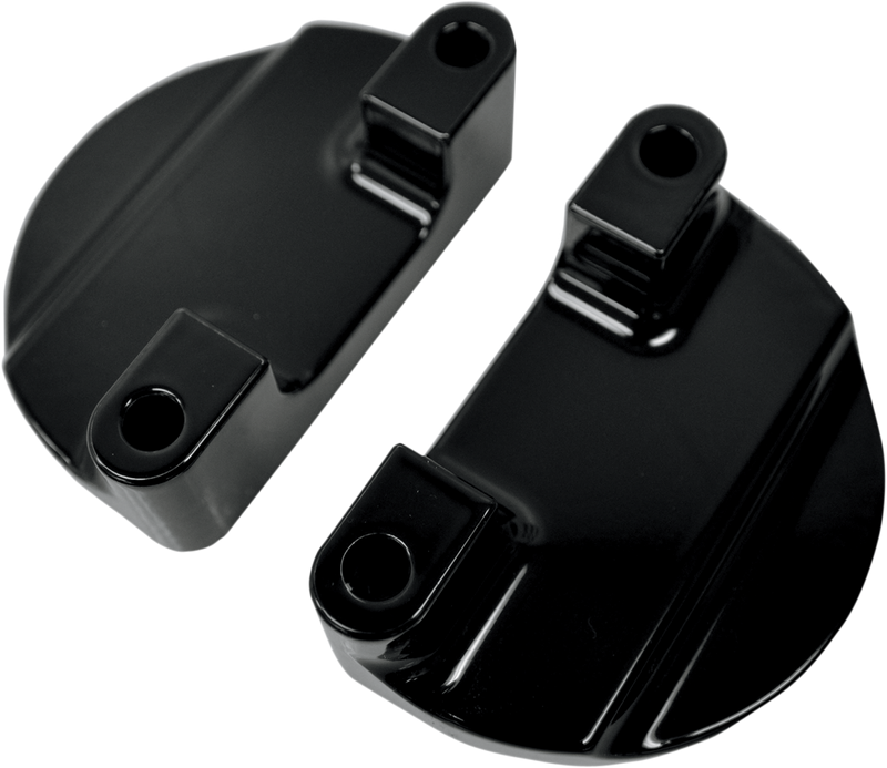 DRAG SPECIALTIES Fender-To-Fork Adapters - Gloss Black 1410-0065