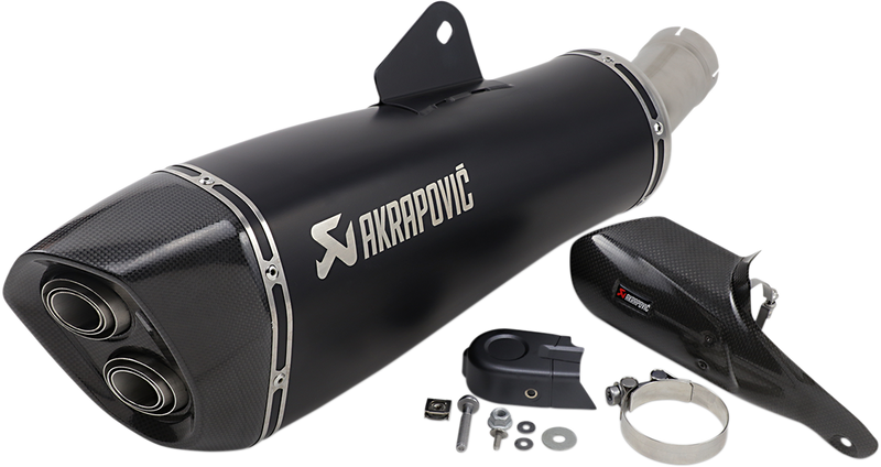 AKRAPOVIC Black Titanium Muffler BMW R1250R/RS 2020-2022 S-B12SO22-HALAGTBL 1811-3711