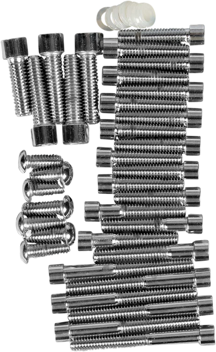 DRAG SPECIALTIES Socket-Head Smooth Primary Bolt Kit - Softail MK116S