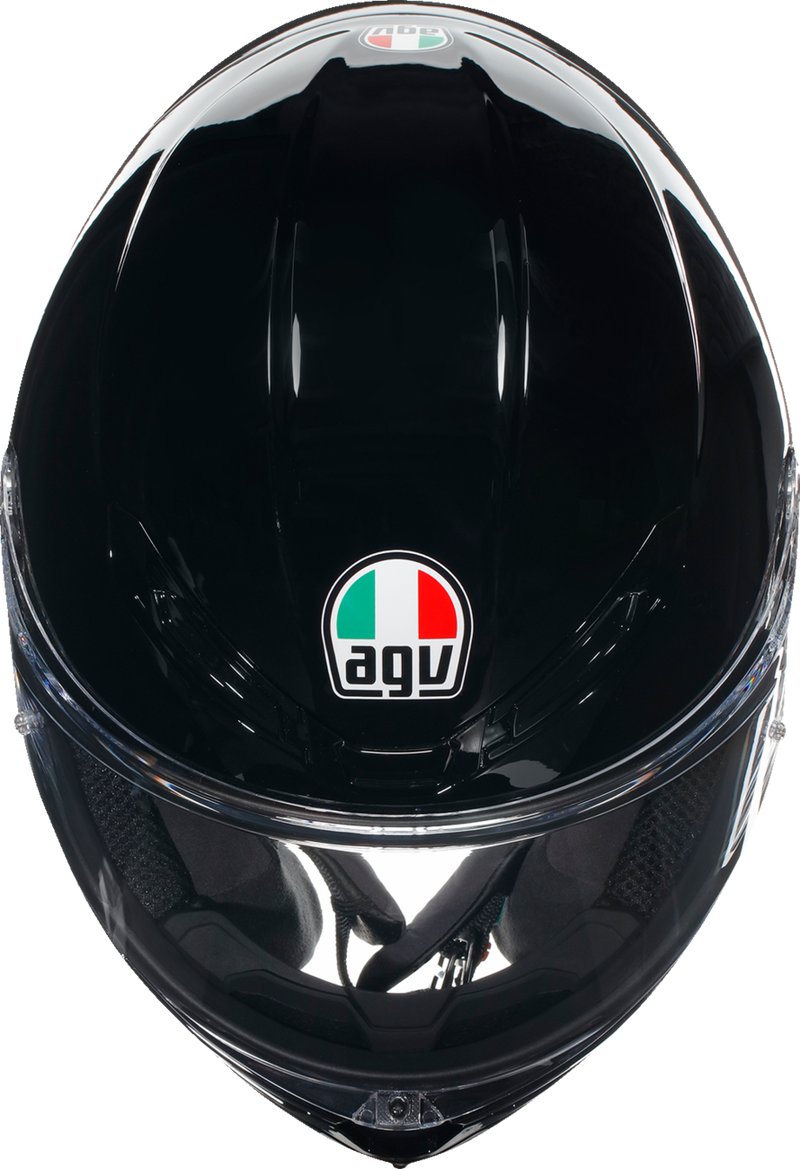 AGV K6 S Motorcycle Helmet - Black - Large 2118395002009L