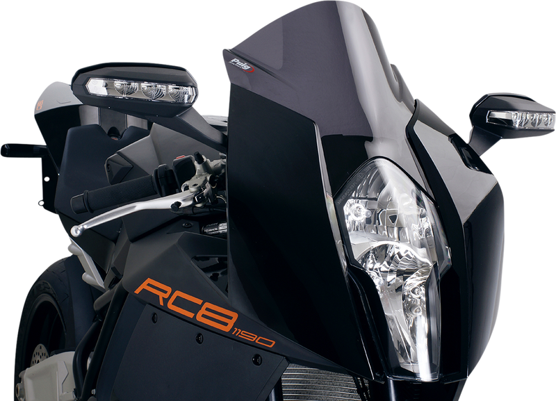 PUIG HI-TECH PARTS Race Windscreen - Dark Smoke - RC8 4944F
