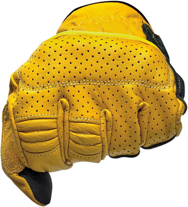 BILTWELL Borrego Gloves - Gold/Black - Large 1506-0701-304