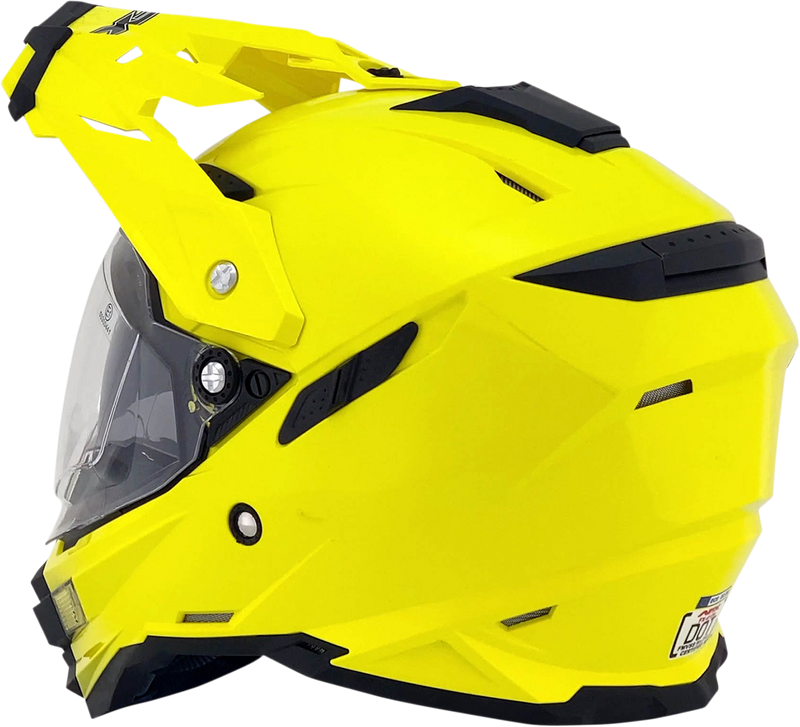 AFX FX-41DS Motorcycle Helmet - Hi-Vis Yellow - XS 0110-3772