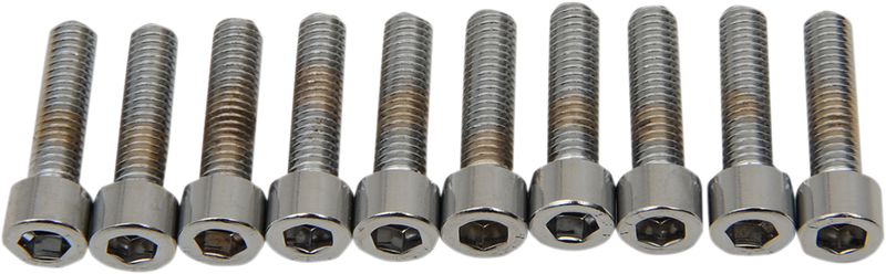 DRAG SPECIALTIES Bolts - Socket-Head - Smooth - 10-32 x 7/8" MPB203S