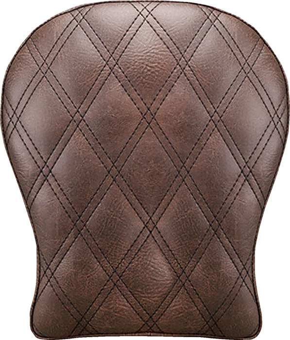 SADDLEMEN Detachable Pillion Pad - Lattice Stitched - Brown SA1027
