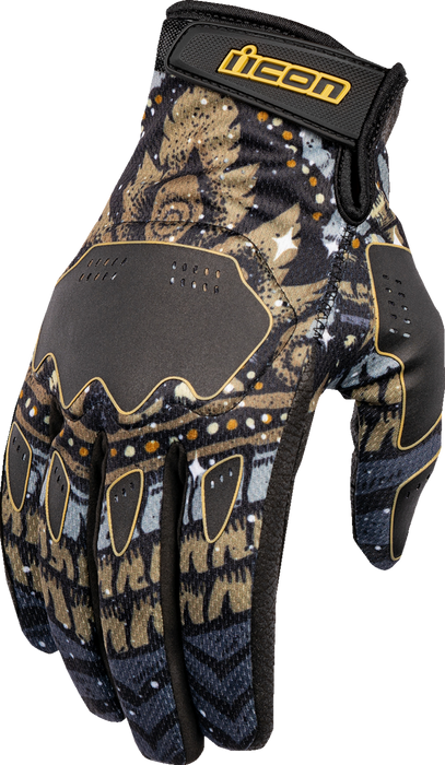 ICON Hooligan Daytripper™ Motorcycle Gloves - Black - 3XL 3301-4652
