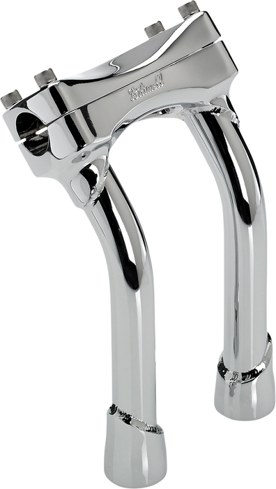 BILTWELL Risers - Murdock - Oversized - Pullback - 8" - Chrome 6414-105-08