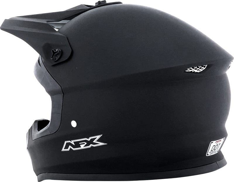 AFX FX-15 Motorcycle Helmet - Matte Black - Small 0110-8005