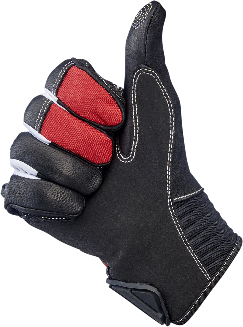 BILTWELL Bridgeport Gloves - Red - XL 1509-0801-305