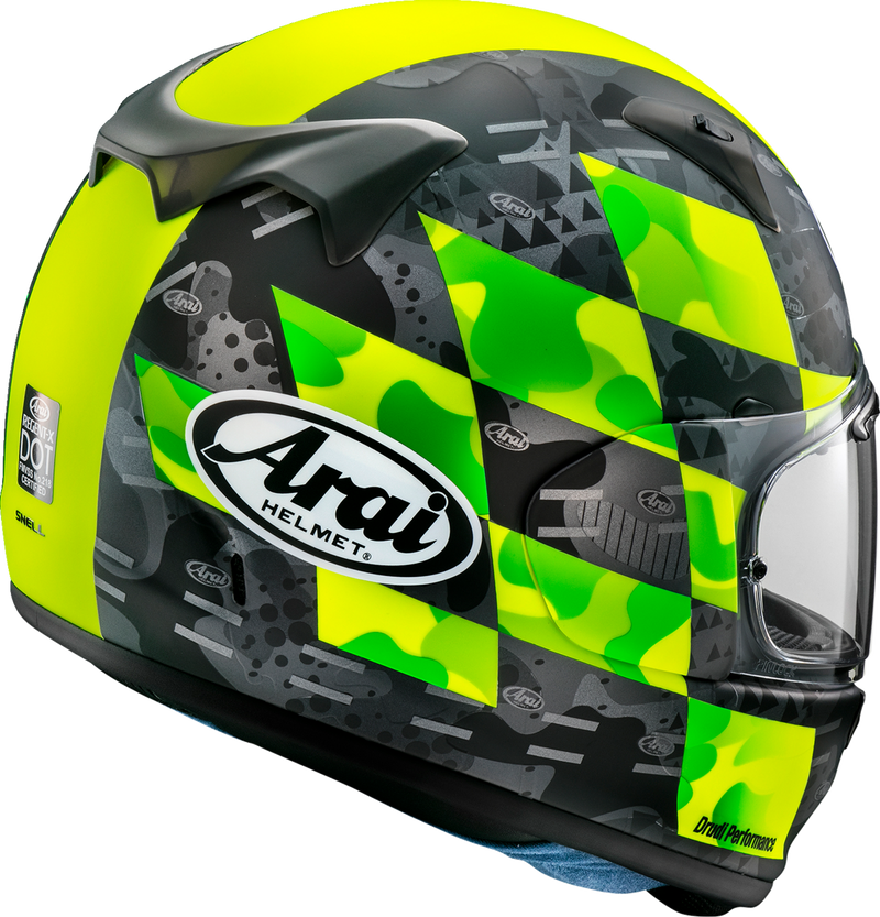 ARAI Regent-X Motorcycle Helmet - Patch - Yellow Frost - Large 0101-15830