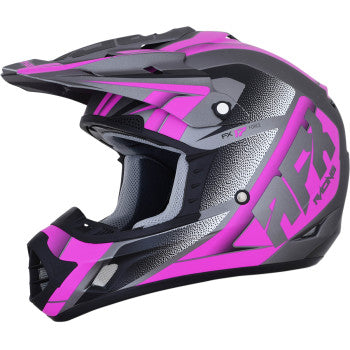 AFX FX-17 Motorcycle Helmet - Force - Frost Gray/Fuchsia - XS 0110-5208