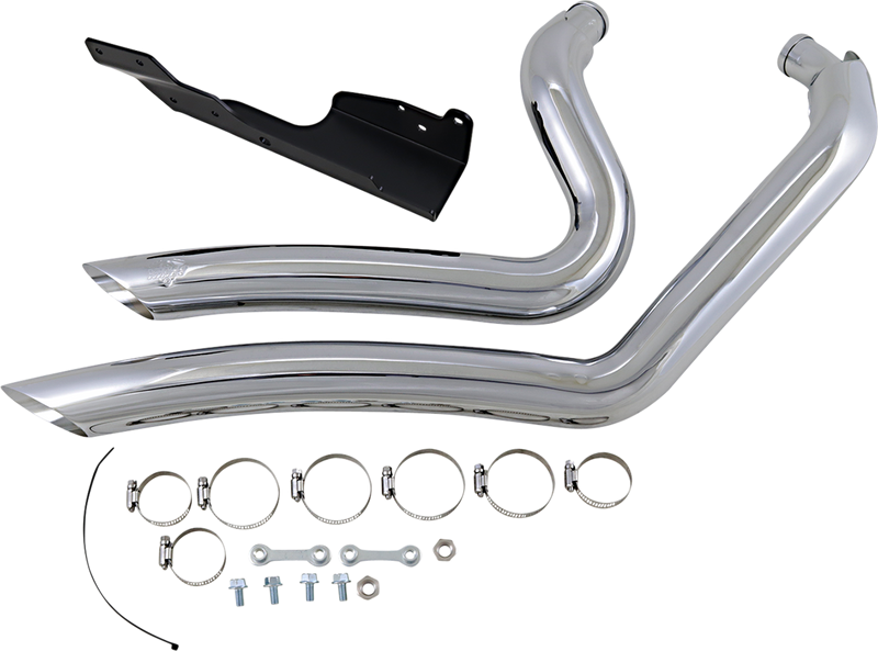VANCE & HINES Big Radius Exhaust - Chrome 26067