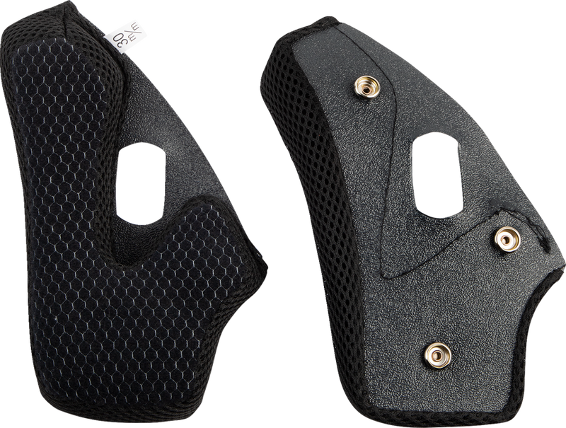 AFX FX-37X Cheek Pads - Black - XL 0134-3385