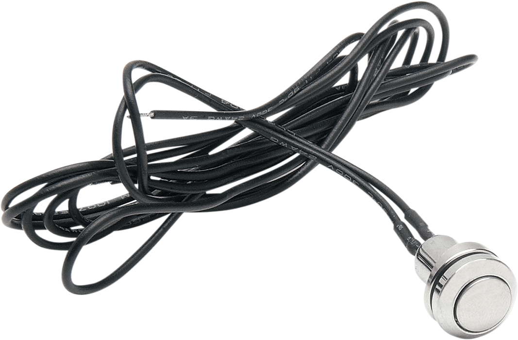 DRAG SPECIALTIES Mini Push-Button Switch - Chrome 370314